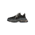 Women’s Triple S Clear Sole Sneaker  in Black - Image 3